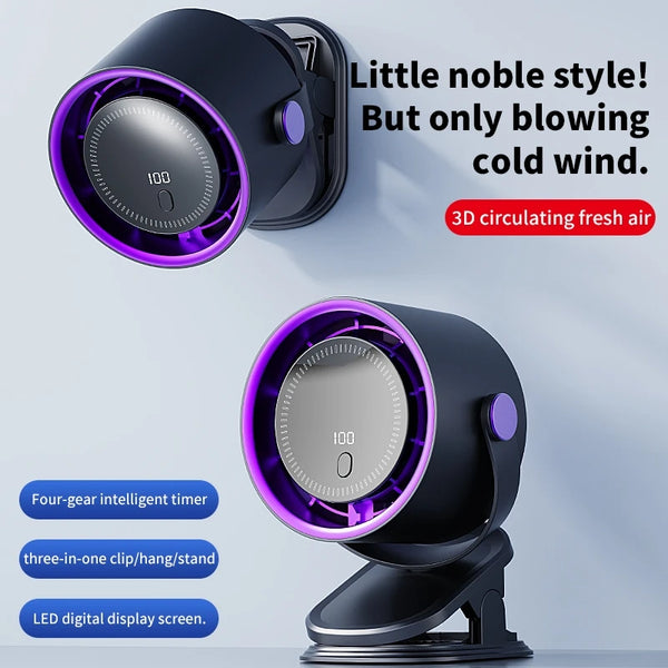 Turbo Clip Breeze Power Fan