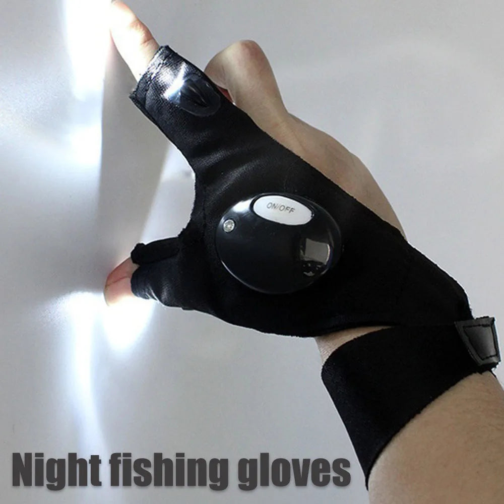 NightRide LED Cycling Light Gloves